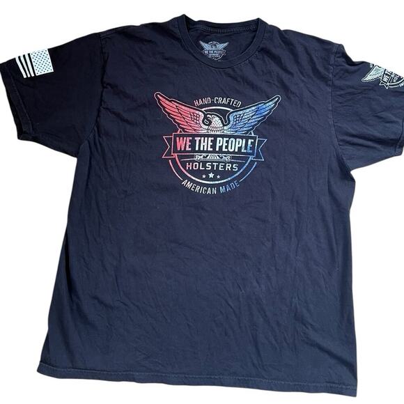 WE THE PEOPLE men’s size 2 XL black short sleeve shirt - Picture 3 of 8